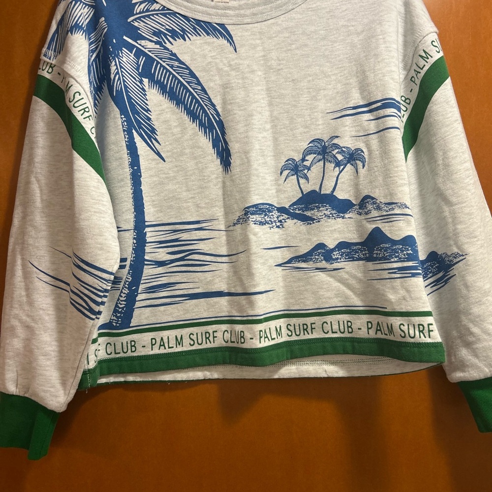 Kids' Blue and Green Graphic Top